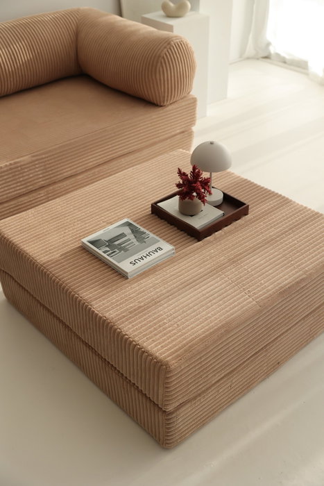 Atelier Del Sofa Sofá-Cama Esquinero Nook Marrón Atelier Del Sofa Sofá-Cama Esquinero Nook Marrón
